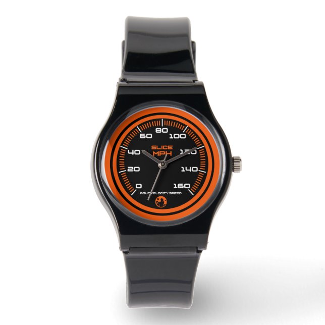 Velocity Speed Golf Geek Horloge (Voorkant)