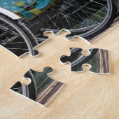 Vélos à Amsterdam. Puzzle (Côté)