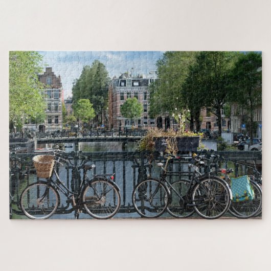 Vélos à Amsterdam. Puzzle (Horizontal)