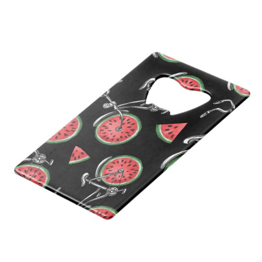 Vélos à roue de pastèque, motif d'été. (Devant Angle)