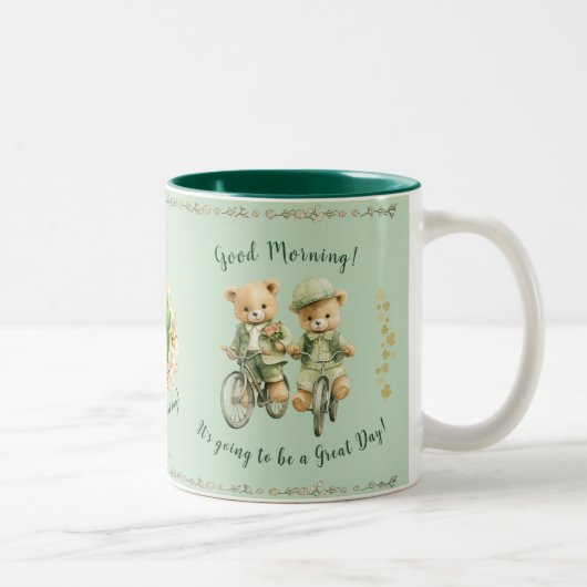 Vélos de Mug Ours En Teddy Irlandais - Grande Jour (Droit)