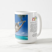 velours côtelé de la tasse 15oz chez le chat des (Devant droit)