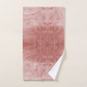 velours rose or Rose Serviettes de bains ou flanc  (Serviette à main)