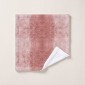 velours rose or Rose Serviettes de bains ou flanc  (Gant de toilette)