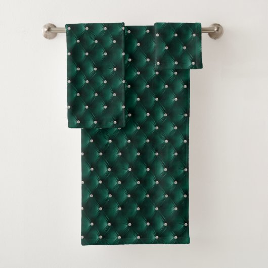 Velours Vert Luxe Glamour Faux (En situation)