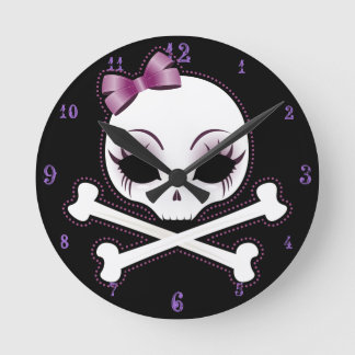 VelusaSkullie Ronde Klok