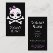 VelusaSkullie Visitekaartje (Voorkant / Achterkant)