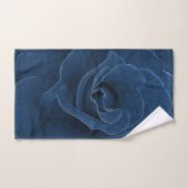 Velvet blue roos bad handdoek (Handdoek)