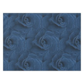 Velvet blue roos tafelkleed (Voorkant (Horizontaal))