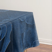 Velvet blue roos tafelkleed (Voorbeeld)