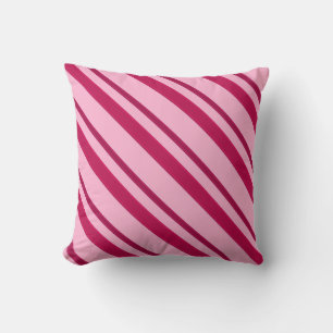Velvet lintstroken, fuchsie en bleek roze kussen