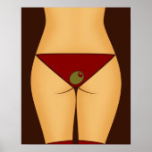 Velvet Martini Bikini Poster (Voorkant)