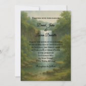 Velvet Rapids Photo Wedding Invitation (Devant)