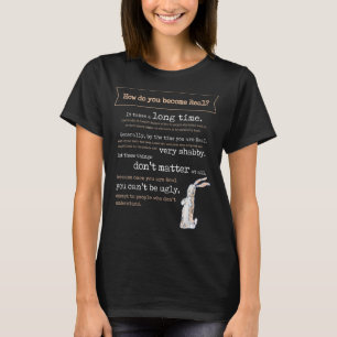 Velveteen Rabbit Book Quote 1922 wordt een echte s T-shirt