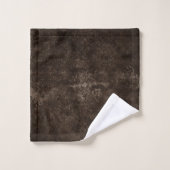 Velvety Bronze Damask | Grunge baroque Brown (Gant de toilette)