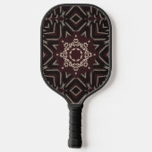 Velvety Crimson Mandala Pickleball Paddle (Achterkant)