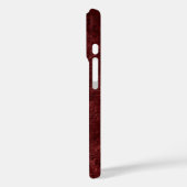 Velvety Henna Damask | Rode noodlijdende grunge Case-Mate iPhone Case (Achterkant / Links)