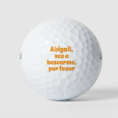 Ven a buscarme - Kom me halen Golfballen (Voorkant)