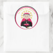 Ven. Fulton Sheen Ronde Sticker (Tas)
