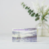 "Venant à la maison" carte de visite (Debout devant)