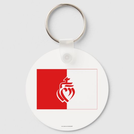 Vendée vlag sleutelhanger (Voorkant)