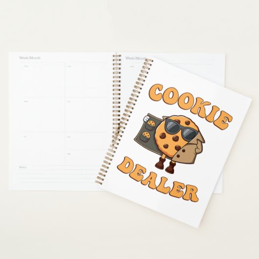 Vendeur de biscuits drôle de cuisson (Devant avec enveloppe)
