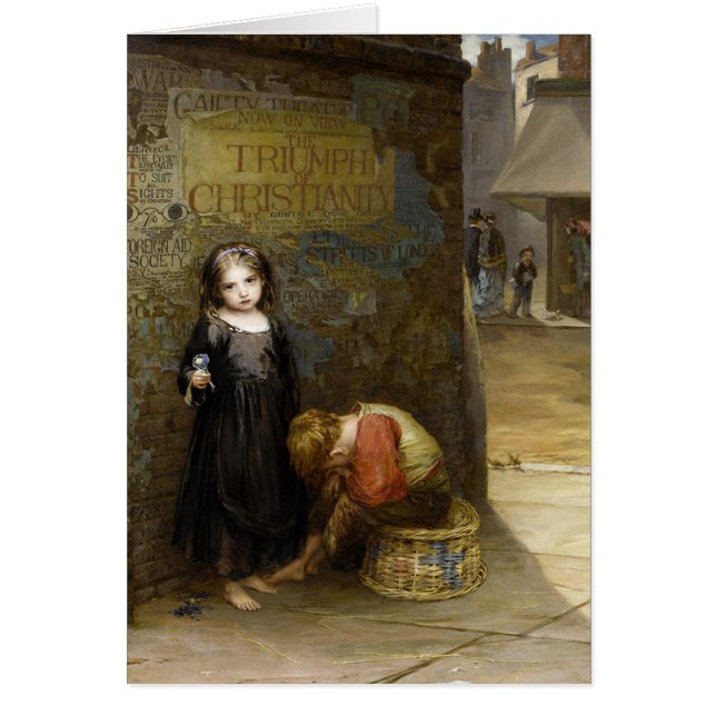Vendeur de fleur de garnement avec le garçon (Devant)