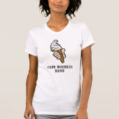 Vendeur de glace vend T-Shirt de glace (Devant)