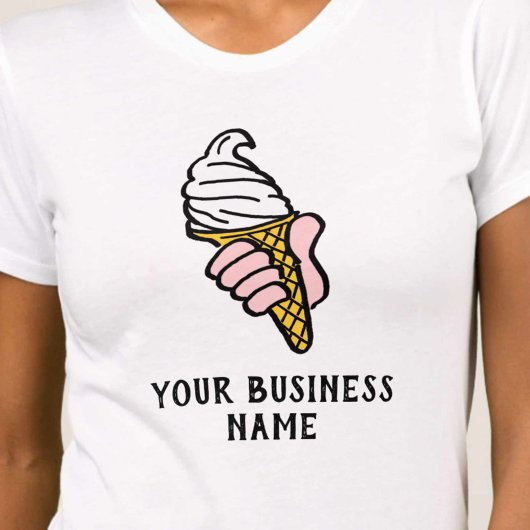 Vendeur de glace vend T-Shirt de glace