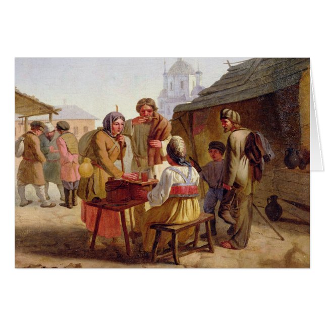 Vendeur de Kvas, 1862 (Devant horizontal)