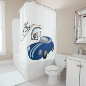 Vendeur de voiture de rideau de douche (En situation)