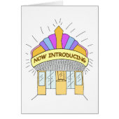 Vendeur Introduction Carte de voeux (Devant)