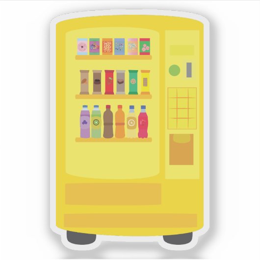 Vending Machine Sticker (Voorkant)