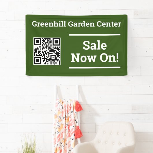 Vendre maintenant avec bannière de code QR (En situation)