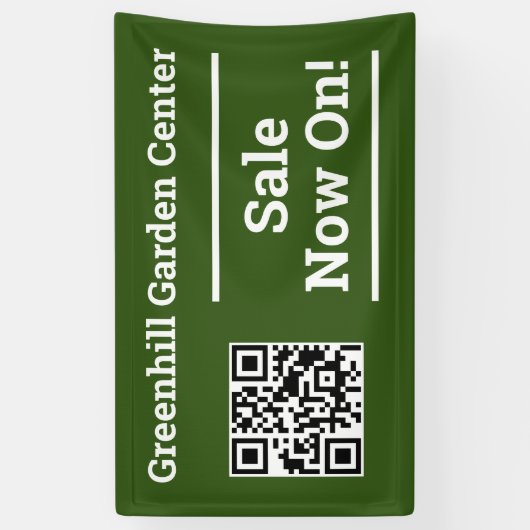 Vendre maintenant avec bannière de code QR (Vertical)