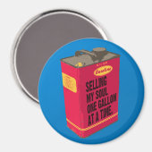 Vendre mon âme - Magnet rond (Recto/Verso)