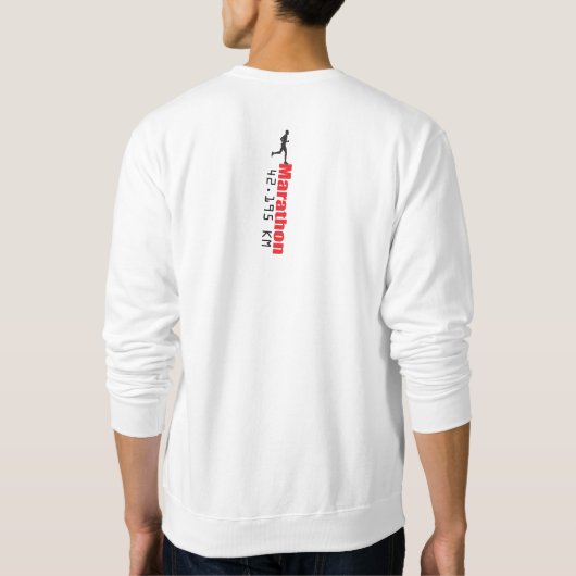 Vendre sweatshirt pour coureur de marathon (Dos)