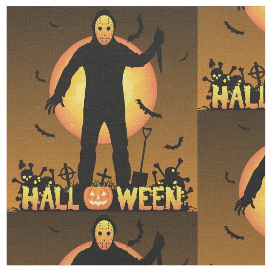 vendredi 13e tissu zombie (Fermer)