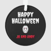 Vendredi 13ème Halloween Masque Sang Spattered (dos)