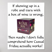 Vendredi décontracté - Poster drôle (Devant)