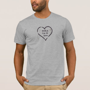 Vendredi je suis dans le T-shirt d'amour