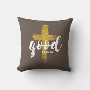 Vendredi saint Coussin décoratif 16"