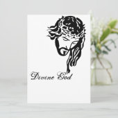 Vendredi saint Dieu divin Carte plate (Debout devant)