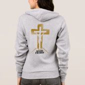 Vendredi saint | Sweat à capuche zippé pour femmes (Dos)