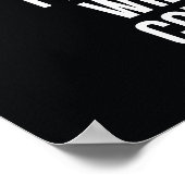 Vendredi Viendra Inspiration Poster Noir Blanc (Coin)