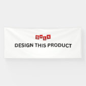 VENDU ! Bannière - 1,2x3m - Extérieur - Sur mesure (Horizontal)