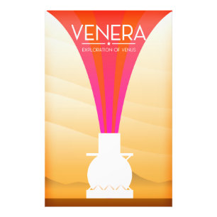 Venera Exploratie van Venus Foto Afdruk