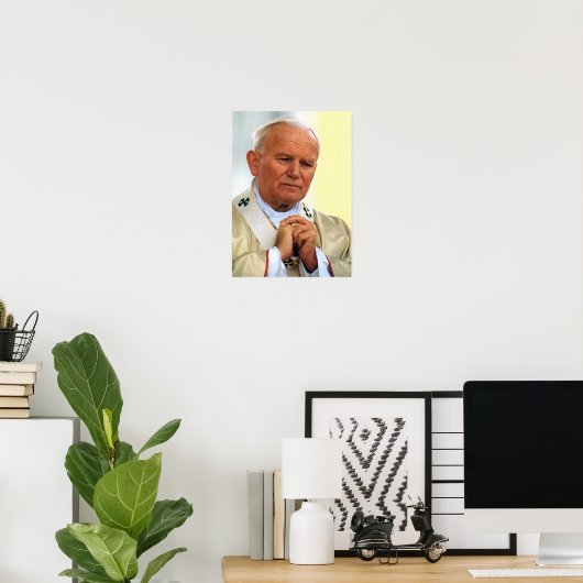 Venerable Pope John Paul II Poster (Thuiskantoor)