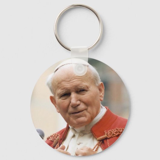 Venerable Pope John Paul II Sleutelhanger (Voorkant)