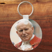 Venerable Pope John Paul II Sleutelhanger (Voorkant)